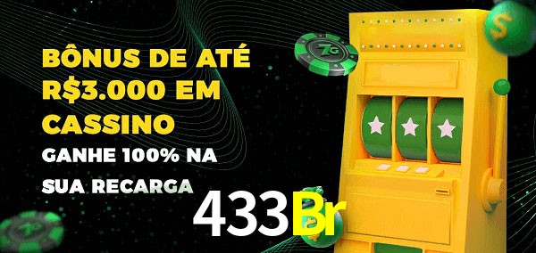 433Br melhor bônus de depósito